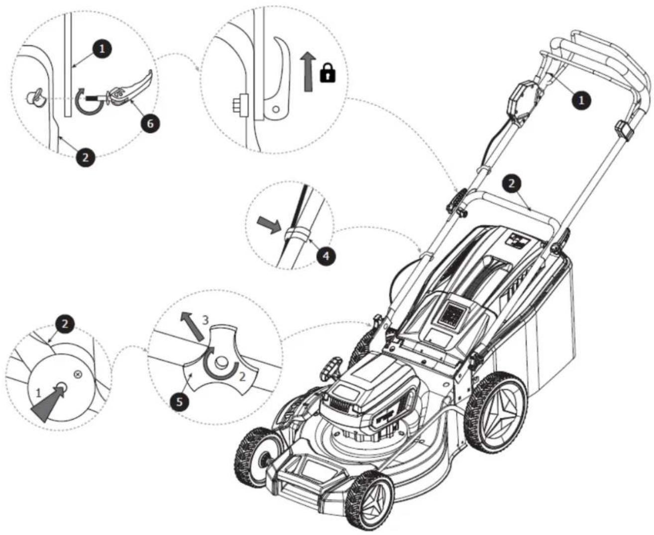 Fuxtec FX-E2RM46 - Note: - 1
