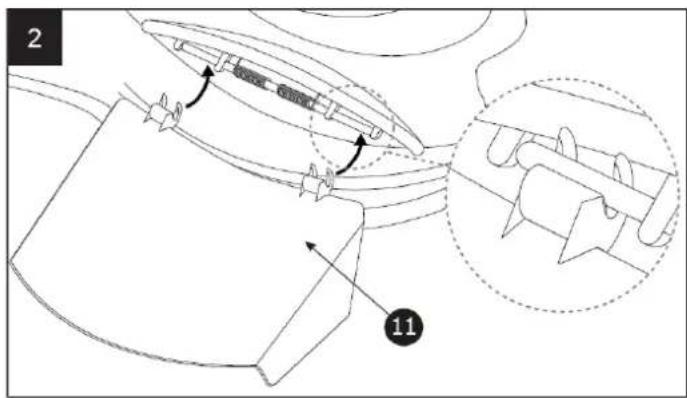 Fuxtec FX-E2RM46 - Use of the side discharge - 2