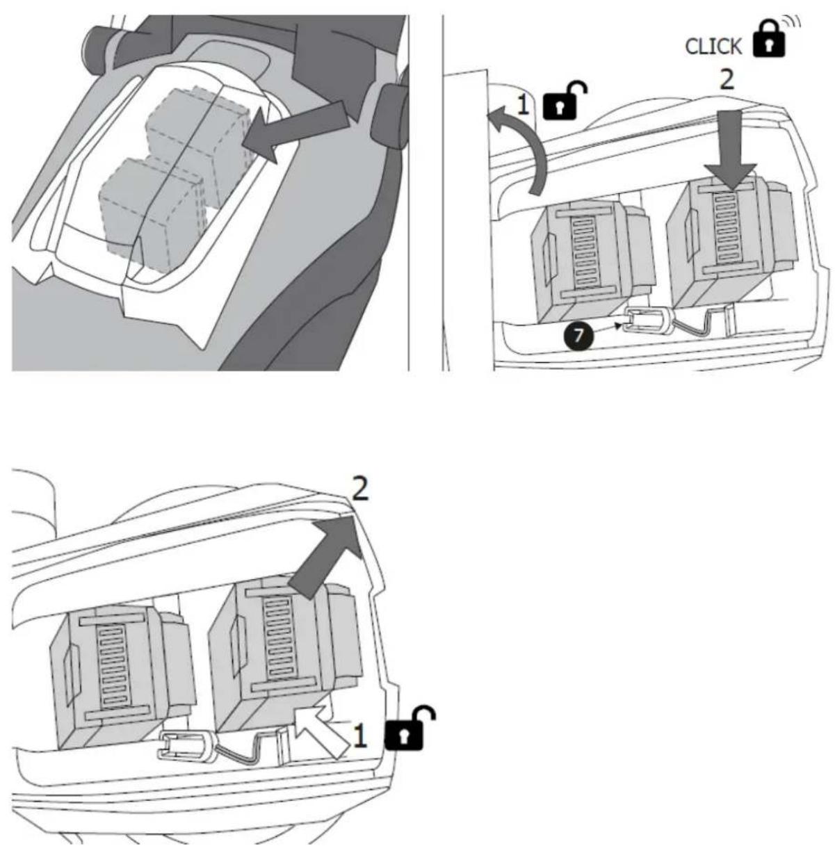 Fuxtec FX-E2RM46 - Gerät einschalten/ausschalten - 1