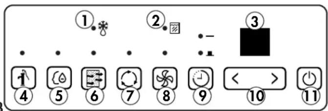 DANBY DDR050BJP2WDB - PANEL DE CONTROL - 1