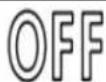 DANBY DPA120DCHIWDB - REMOTE CONTROL DISPLAY ICONS - 2