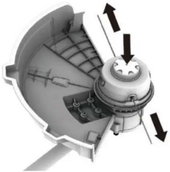 Fuxtec FX-E2MS - Manual feeding of the thread - 1