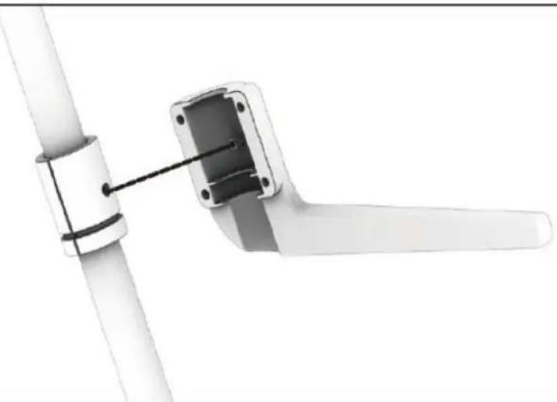 Fuxtec FX-E2MS - Assembly of the auxiliary handle - 2