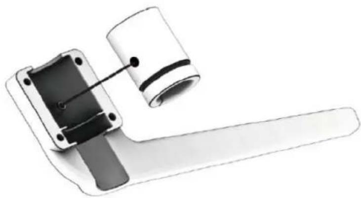 Fuxtec FX-E2MS - Assembly of the auxiliary handle - 1