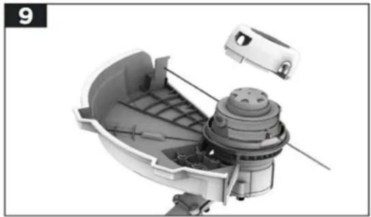 Fuxtec FX-E2MS - Montering av stigremmen - 1