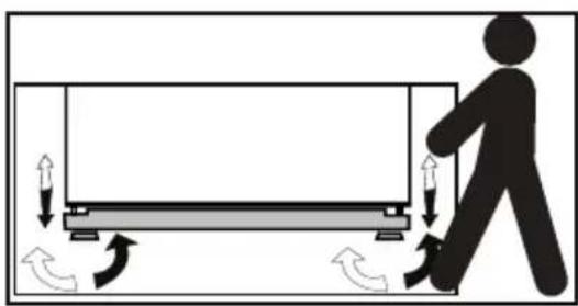 BEKO BFBF30116WHIM - Ajuste de los pies - 1