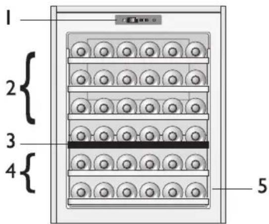 HOTPOINT HA6 WC71101 - BESKRIVELSE AF APPARATET - 1