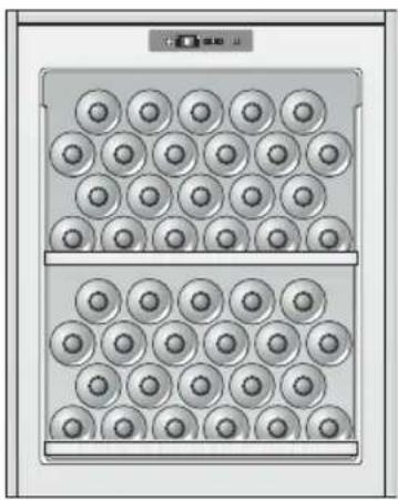 HOTPOINT HA6 WC71101 - FLASCHEN LAGERN - 2