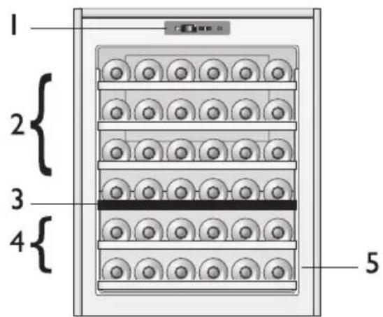 HOTPOINT HA6 WC71101 - BESKRIVELSE AV APPARATET - 1