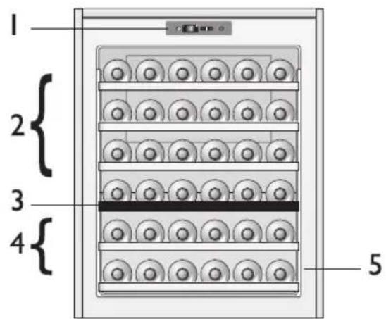 HOTPOINT HA6 WC71101 - BESCHREIBUNG DES GERÄTS - 1