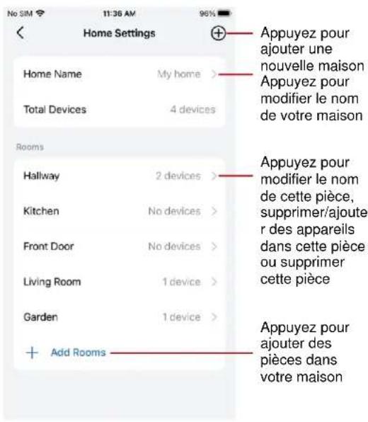 TP-LINK Tapo TC41 - Page d'accueil Paramètres d'accueil - 3