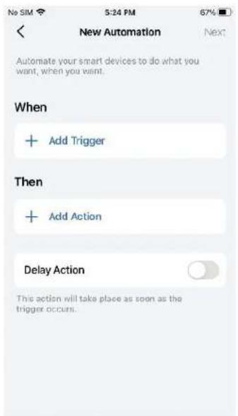 TP-LINK Tapo TC41 - Option 3 : Créez vos propres actions - 2