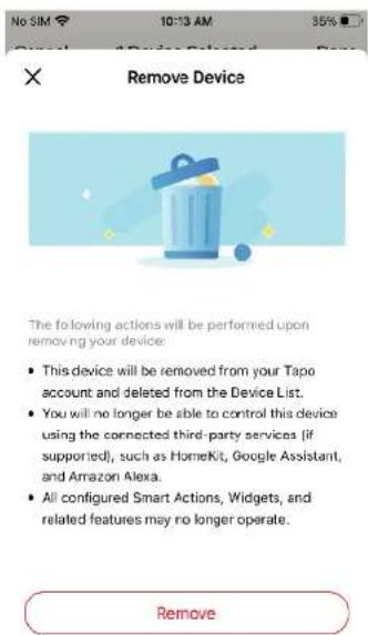 TP-LINK Tapo TC41 - Retirez votre appareil - 2