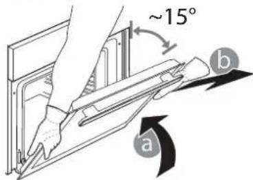 WHIRLPOOL AKZ9 6280 IX - RIMOZIONE E MONTAGGIO DELLA PORTA - 2