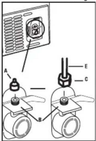 BEKO BFBF30116SSIM - Connecting the water hose to the refrigerator - 1