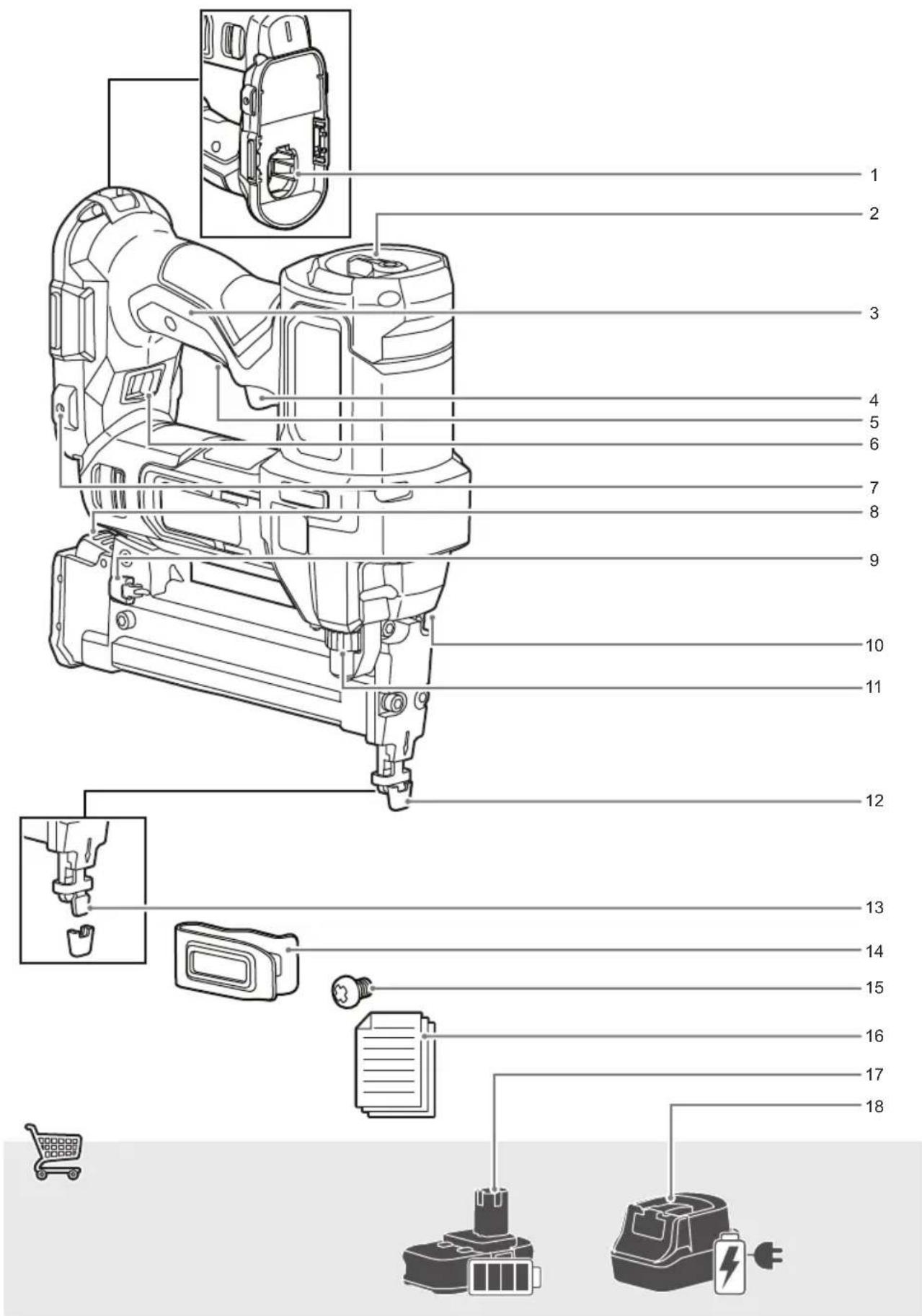 RYOBI One+ R18GS18 - ΣΥΜΒΟΛΑ - 15