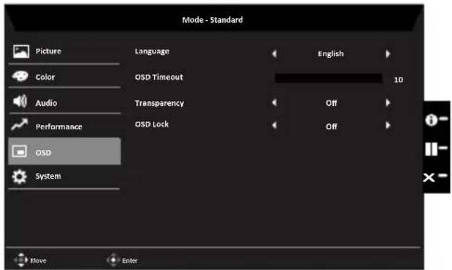 ACER CB272E3 - OSD - 1