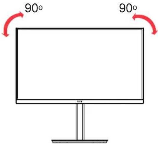 ACER CB272E3 - • Pivotement du moniteur - 1