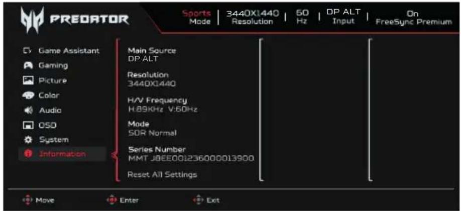 ACER X34V3 - Information - 1
