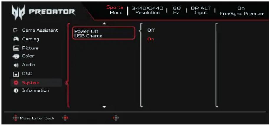 ACER X34V3 - La page Fonction - 1