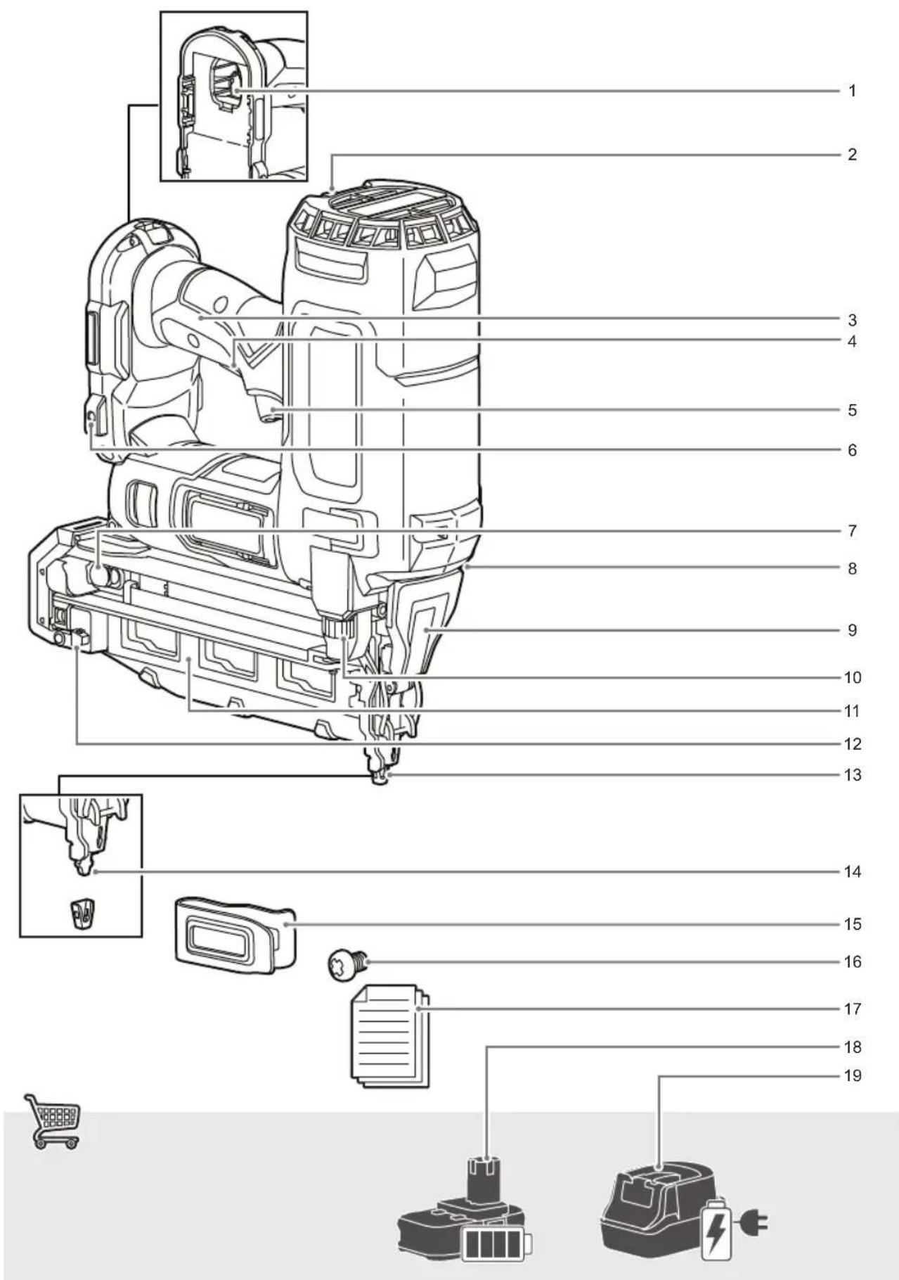 RYOBI One+ R16GN18 - ΣΥΜΒΟΛΑ ΣΤΟ ΕΓΧΕΙΡΙΔΙΟ - 3