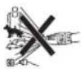 RYOBI One+ RY18PWX41A - SYMBOLS ON THE PRODUCT - 5