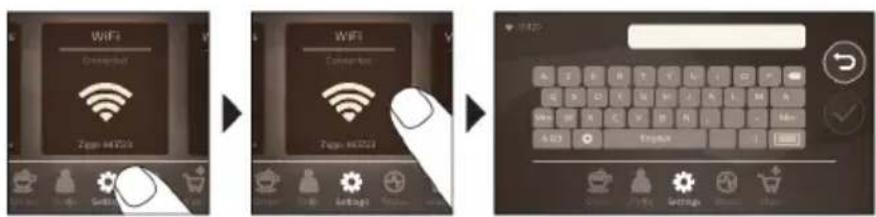 SAECO GranAroma Deluxe SM6685 - Ligar a uma rede Wi-Fi - 1