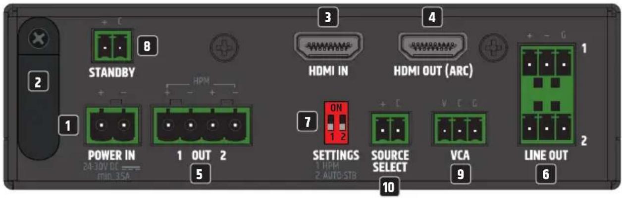 LD Systems AMP 205 AV - FEATURES - 1