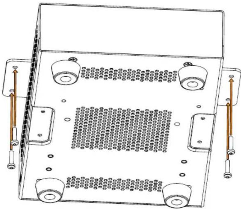 LD Systems AMP 205 AV - UNDER / ON-TABLE MOUNTING - 1
