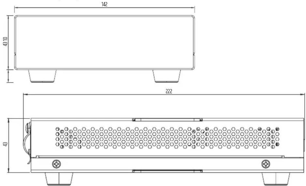 LD Systems AMP 205 AV - DIMENSIONES (mm) - 1