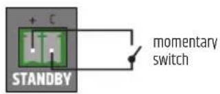 LD Systems AMP 205 AV - TERMINAL BLOCK CONNECTIONS - 2