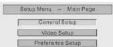 Schwaiger 716474 - Utilisation du menu de configuration : - 1