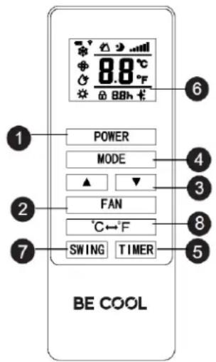 Be Cool BC14KL2402FW - BE COOL - 1