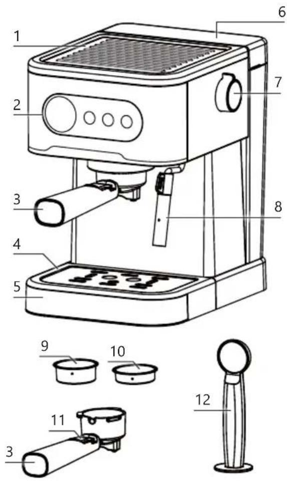 DOMO DO1138K - CONTROL PANEL - 2