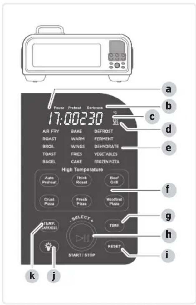 SEVERIN PG 8575 - Display and control panel - 1