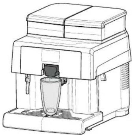 SAECO Aulika Evo Black - Réglage de la buse de distribution du café - 5