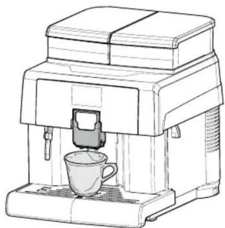 SAECO Aulika Evo Black - Réglage de la buse de distribution du café - 3