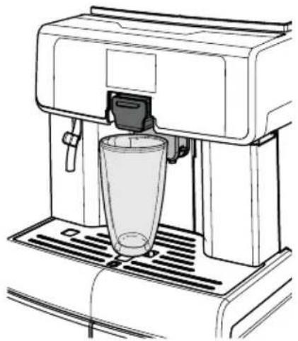 SAECO Aulika Evo Top - Réglage de la buse de distribution du café - 5