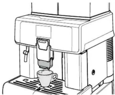 SAECO Aulika Evo Top - Réglage de la buse de distribution du café - 2