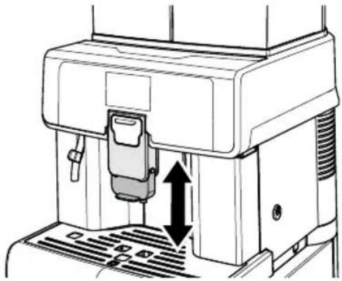 SAECO Aulika Evo Top - Réglage de la buse de distribution du café - 1