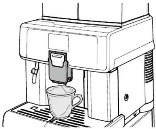 SAECO Aulika Evo Top - Réglage de la buse de distribution du café - 3
