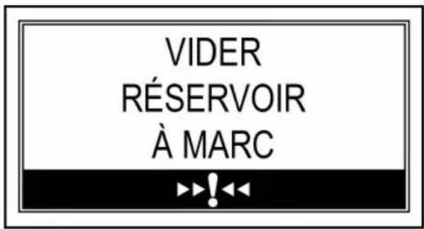 SAECO Aulika Evo Top - Vidage du tiroir à marc - 3