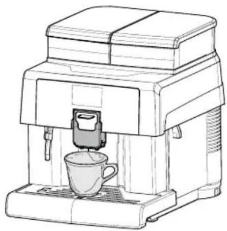 SAECO Aulika Evo Focus - Réglage de la buse de distribution du café - 3