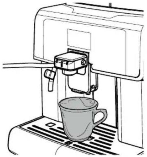 SAECO Aulika Evo Focus - Installation du Cappuccinatore - 8