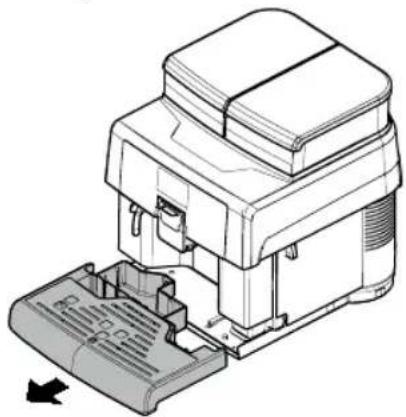 SAECO Aulika Evo Focus - Nettoyage du bac d'égouttement - 1