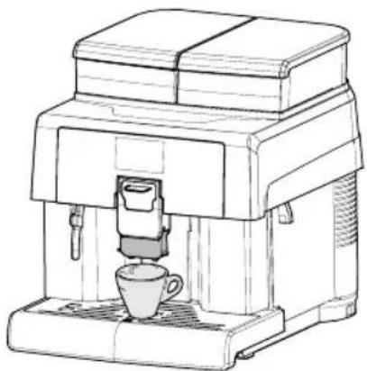 SAECO Aulika Evo Focus - Réglage de la buse de distribution du café - 2