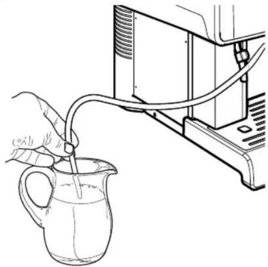 SAECO Aulika Evo Focus - Distribution du lait - 6