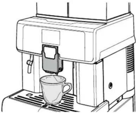 SAECO Aulika Evo Office - Réglage de la buse de distribution du café - 3