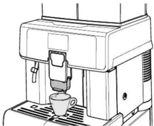 SAECO Aulika Evo Office - Réglage de la buse de distribution du café - 2