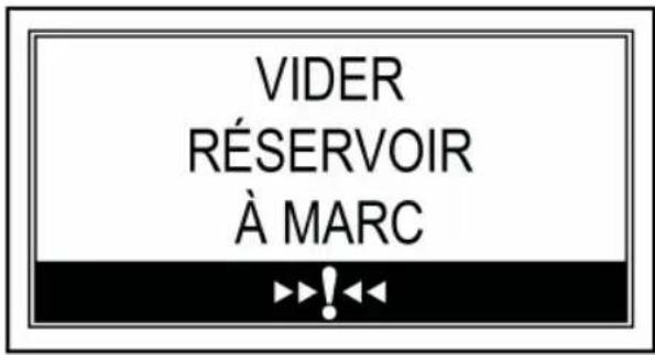 SAECO Aulika Evo Office - Vidage du tiroir à marc - 3